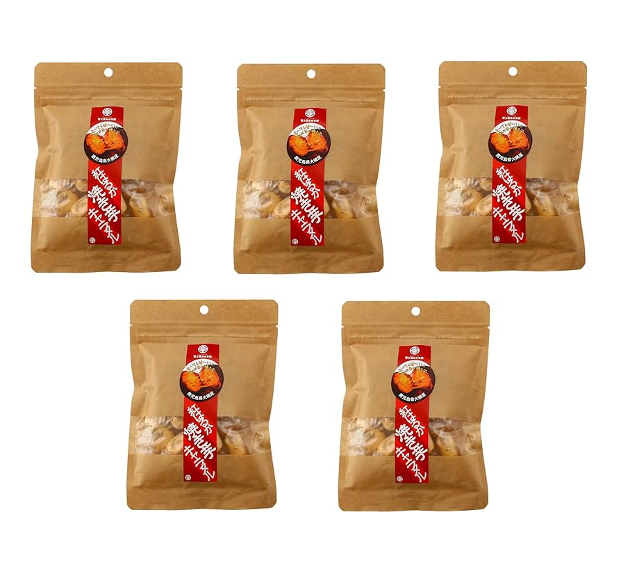 Amazon.co.jp: 冨士屋製菓 紅はるか焼き芋キャラメル 70g×5